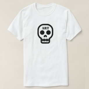Camiseta Art Skull (Personalize!)