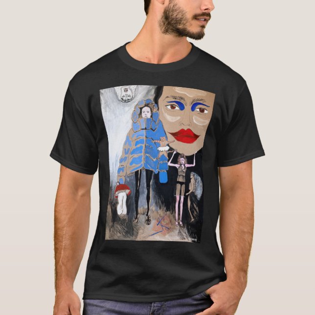 Camiseta Art Streetwear Graphic Artwork Fashion Illustratio (Frente)