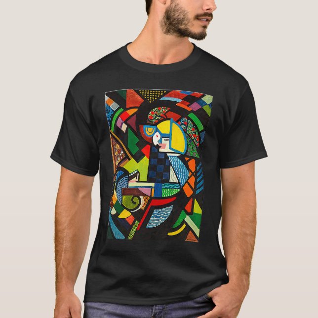 Camiseta Art T , Painting, Masterpiece Art, Poster, Men's,  (Frente)