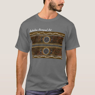 Camiseta Arte aborígene australiana - recolhimento da