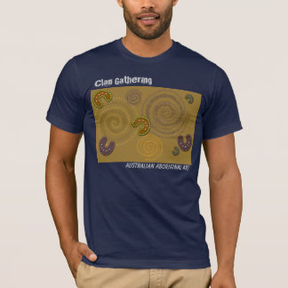 Camiseta Arte aborígene australiana - T dos homens