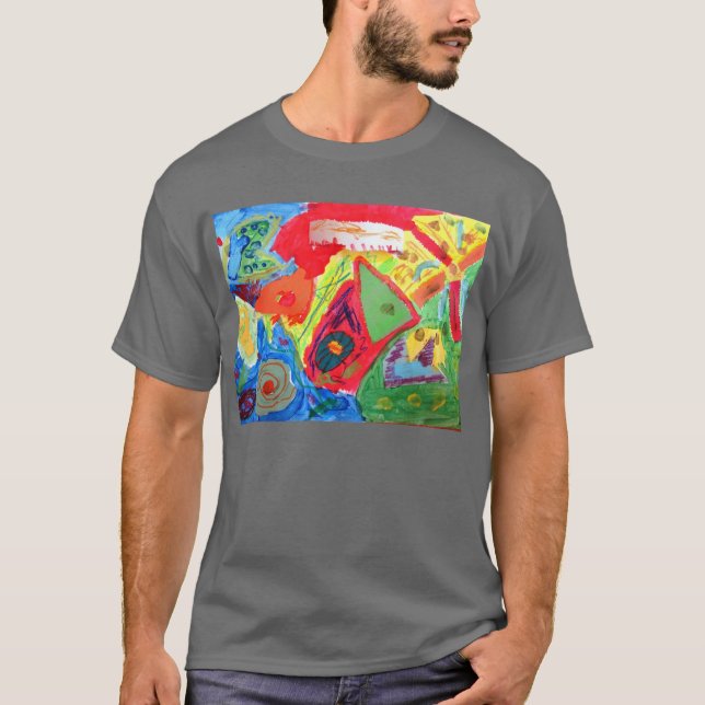Camiseta Arte abstracta de Kandinsky (Frente)