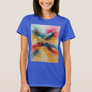 Camiseta Arte Abstracto Colorido