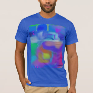 Camiseta Arte abstrata colorida 1