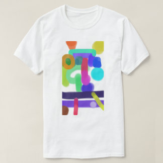Camiseta Arte abstrata colorida 11