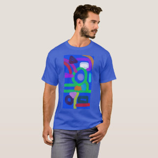 Camiseta Arte abstrata colorida 12