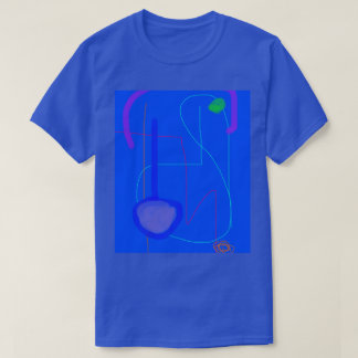 Camiseta Arte abstrata colorida 4