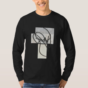 Camiseta Arte abstrata contemporânea obra de arte moderna m