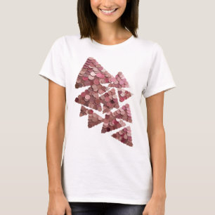 Camiseta Arte abstrata cor-de-rosa DESIGN Gráfico Chic