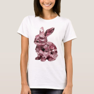 Camiseta Arte abstrata cor-de-rosa fresca Design Gráfico