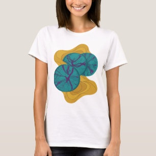 Camiseta ARTE ABSTRATA Crisp Prata Design Moderno v2