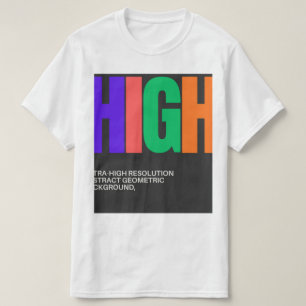Camiseta Arte abstrata de alta resolução