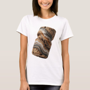 Camiseta Arte Abstrata Design Cinza Chic