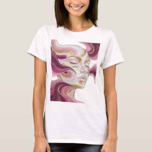 Camiseta Arte abstrata dourada DESIGN Snappy