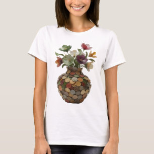Camiseta ARTE ABSTRATA Dynamic Silver Impressão de Moda
