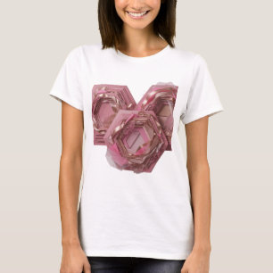 Camiseta Arte abstrata em prata DESIGN
