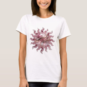 Camiseta ARTE ABSTRATA EM PRATA Design Moderno Lindo
