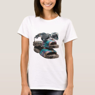 Camiseta Arte abstrata em prata DESIGN v2