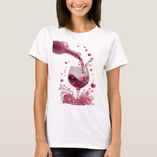 Camiseta ARTE ABSTRATA em Prata Estilosa Impressão de Arte