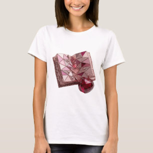 Camiseta Arte Abstrata em Prata IMPACTANTE Impressão de Mod