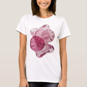 Camiseta Arte abstrata em prata impressionante Design Gráfi