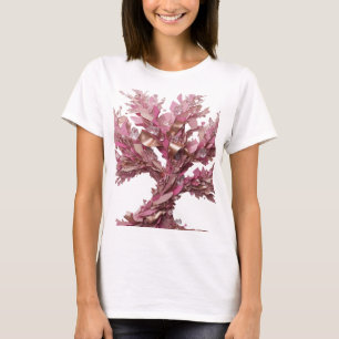 Camiseta Arte abstrata em prata ousada Design