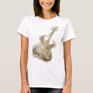 Camiseta ARTE ABSTRATA Impressão de Moda Prata Snappy