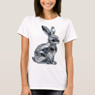 Camiseta ARTE ABSTRATA Impressão de Moda Prata Snappy v2