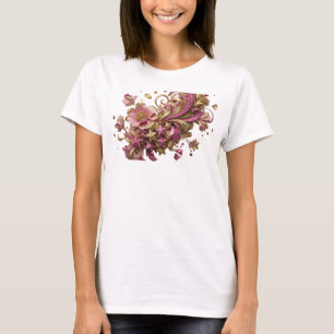 Camiseta ARTE ABSTRATA Laranja Fresca Motivo Artístico