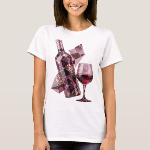 Camiseta ARTE ABSTRATA Moderna em Prata Design Abstrato
