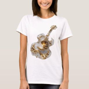 Camiseta Arte abstrata MOTIVO ARTÍSTICO atraente Prata v2