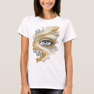 Camiseta ARTE ABSTRATA Prata Afiada Design Moderno v2