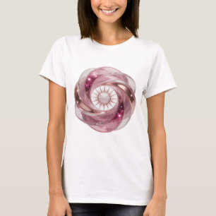 Camiseta ARTE ABSTRATA Prata Clássica Design Moderno