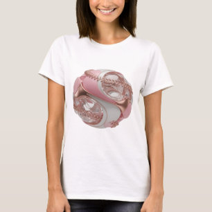 Camiseta ARTE ABSTRATA Prata CRISP Design Moderno