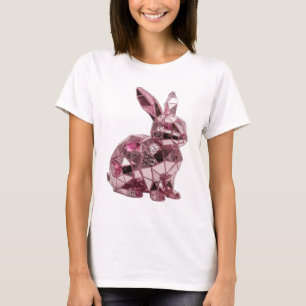 Camiseta Arte abstrata prateada ARREBATADORA Design Gráfico