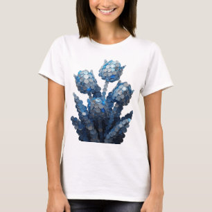 Camiseta Arte abstrata prateada ARTE MODERNA Design Moderno