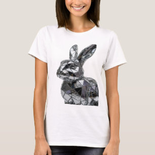 Camiseta Arte abstrata prateada ARTE MODERNA DESIGN v2 atra