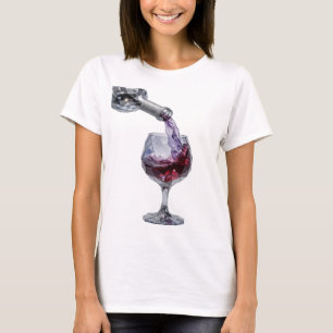 Camiseta Arte abstrata prateada da MODA Design abstrato