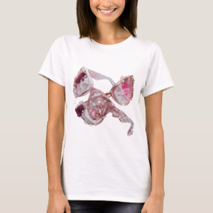 Camiseta Arte abstrata prateada DESIGN Gráfico