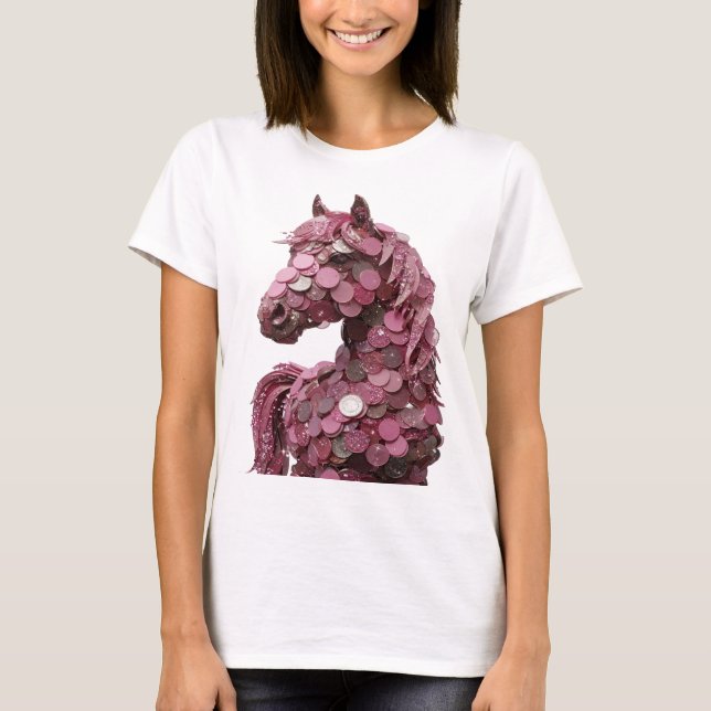 Camiseta Arte abstrata prateada DESIGN Gráfico na moda (Frente)