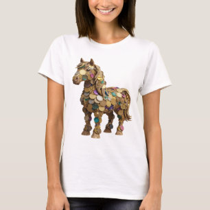 Camiseta Arte abstrata prateada DESIGN JOCOSO v3