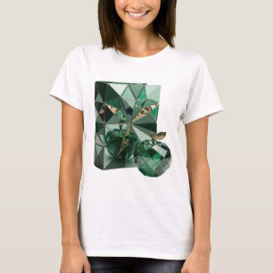 Camiseta Arte abstrata prateada DESIGN MODERNO v3