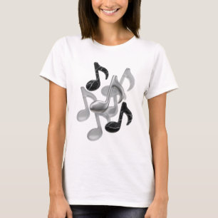 Camiseta Arte abstrata prateada dinâmica Design Gráfico