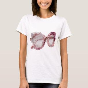 Camiseta Arte abstrata prateada e atraente Design Gráfico