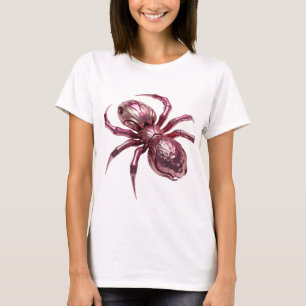 Camiseta Arte abstrata prateada e elegante Design Gráfico