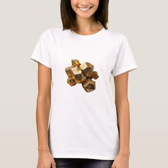 Camiseta Arte abstrata prateada e espirituosa em DESIGN (Frente)