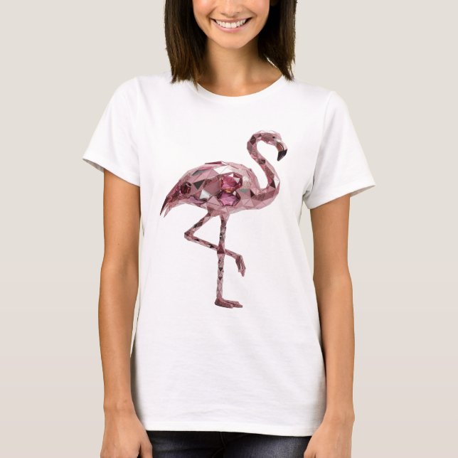 Camiseta Arte abstrata prateada e ousada Design Gráfico (Frente)
