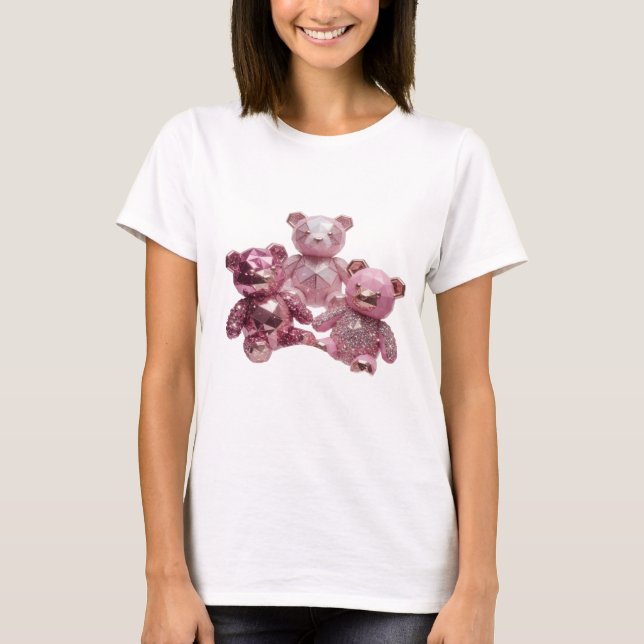Camiseta Arte abstrata prateada e ousada Design Gráfico (Frente)