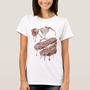 Camiseta ARTE ABSTRATA PRATEADA ICÔNICA Design Moderno