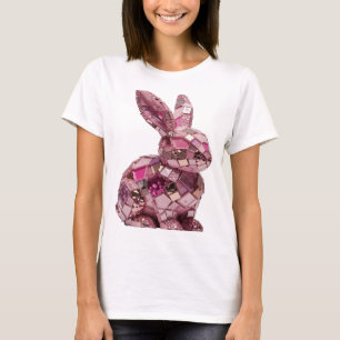 Camiseta Arte abstrata prateada ousada Design v2